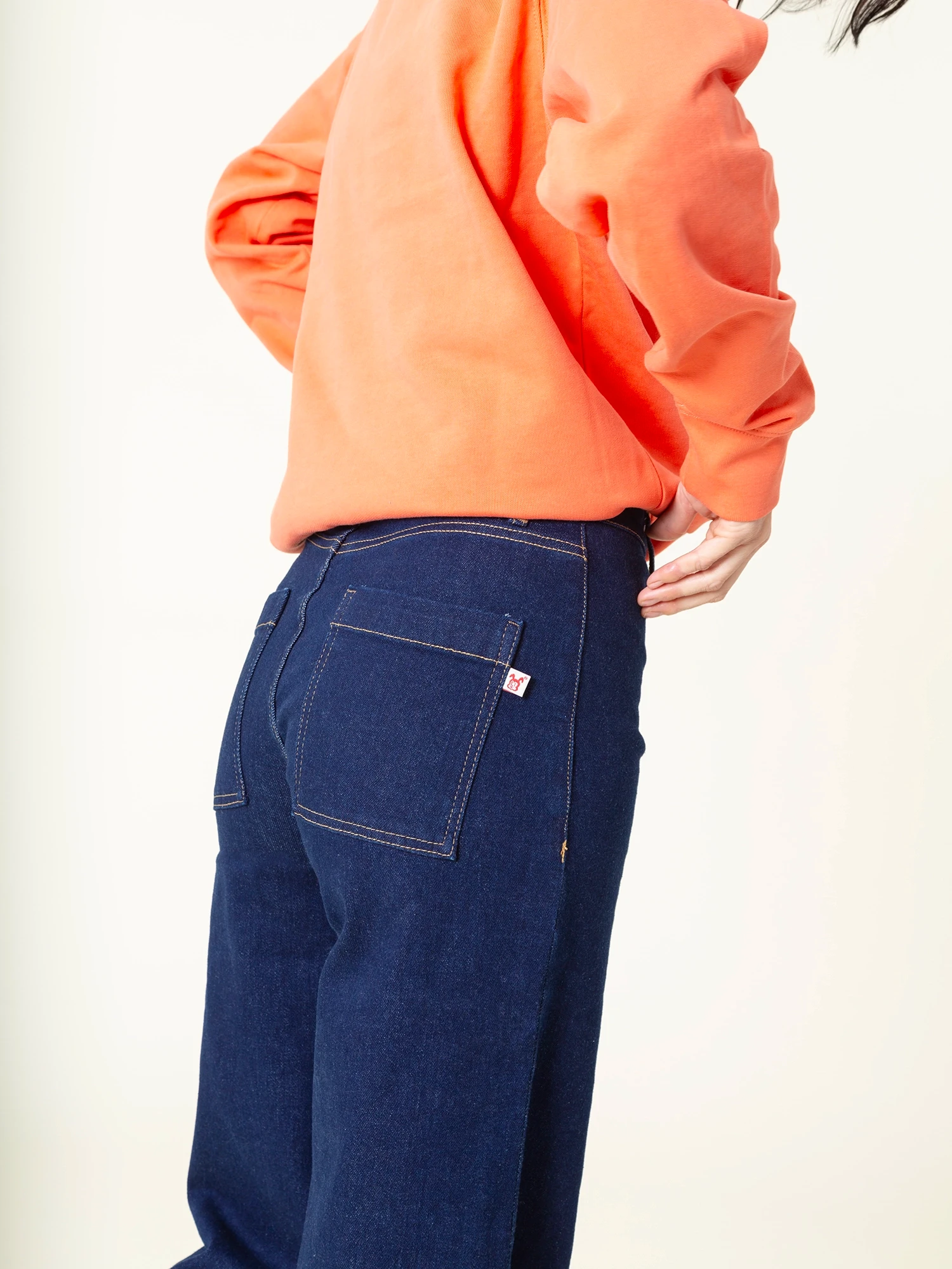 WIDE LEG LUPE RAW BLUE 10 WIDE LEG LUPE RAW BLUE - Imagen 8