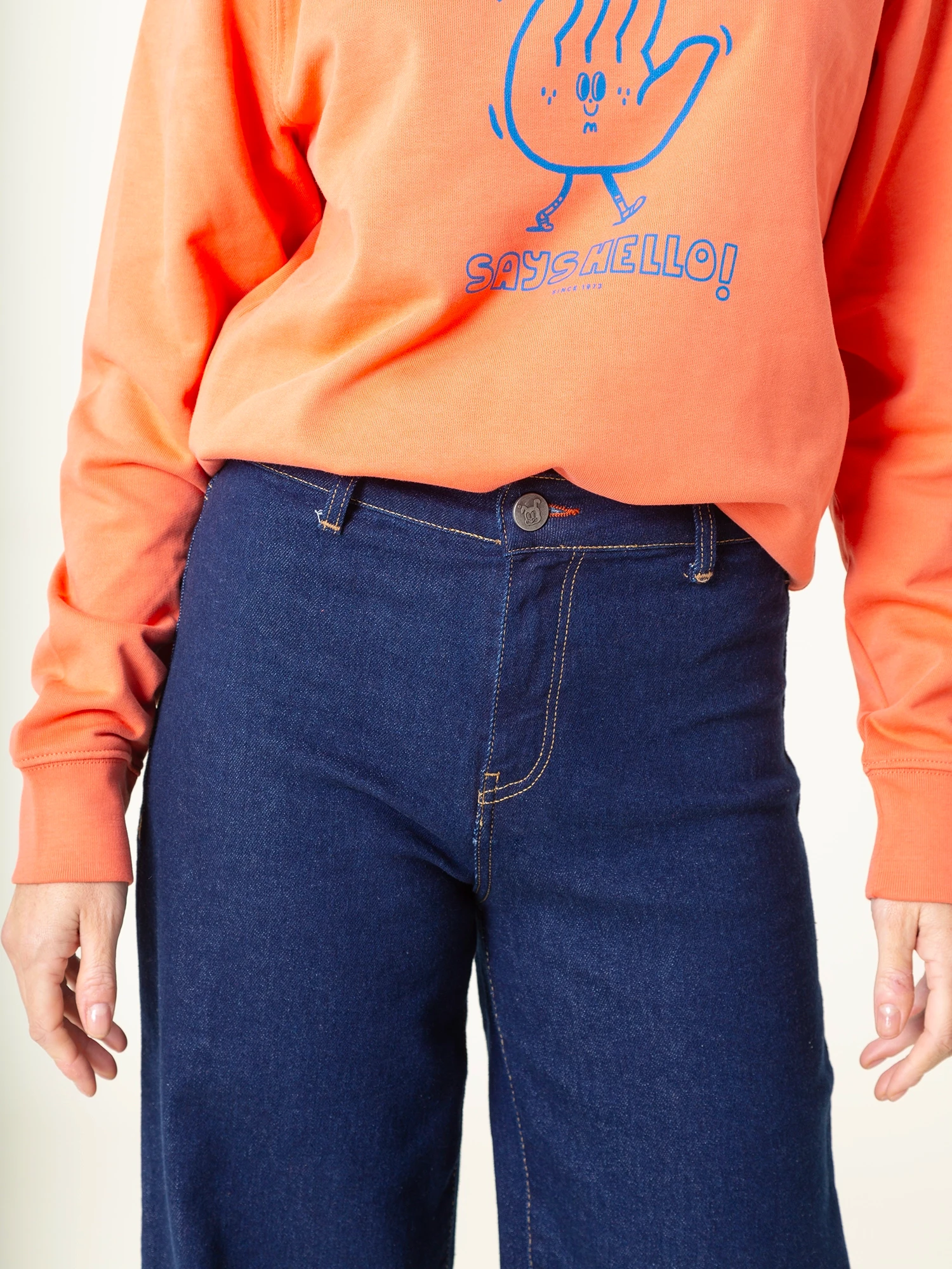 WIDE LEG LUPE RAW BLUE 5 WIDE LEG LUPE RAW BLUE - Imagen 3