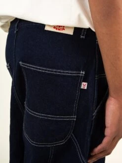 BERMUDAS VAQUERAS DE HOMBRE ROLLINS DRY BLUE -Capitan Denim bermuda vaquera de hombre azul claro hecho en espana sostenible comoda