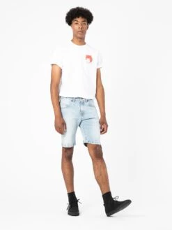 PANTALÓN VAQUERO CORTO DE HOMBRE JAY SUNNY BLUE 10 PANTALÓN VAQUERO CORTO DE HOMBRE JAY SUNNY BLUE -Capitan Denim bermudas cortas vaqueras de hombre azules claros hechos en espana sostenibles