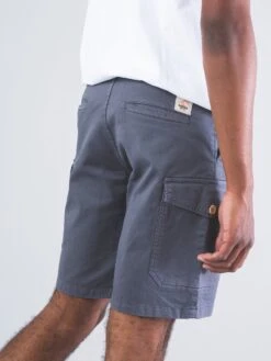 BERMUDAS DE HOMBRE WOODY CARGO GREY 12 BERMUDAS DE HOMBRE WOODY CARGO GREY -Capitan Denim bermudas de algodon de hombre