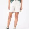 BERMUDAS DE MUJER KAYE ECRU 1 BERMUDAS DE MUJER KAYE ECRU -Capitan Denim bermudas hechos en espana sostenibles de mujer de algodon blanco comodo