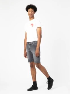 PANTALÓN VAQUERO CORTO DE HOMBRE JAY VINTAGE GREY -Capitan Denim bermudas vaqueras cortos grises de hombre hechos en espana sostenibles comodos