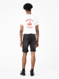 PANTALÓN VAQUERO CORTO DE HOMBRE JAY VINTAGE BLACK 12 PANTALÓN VAQUERO CORTO DE HOMBRE JAY VINTAGE BLACK -Capitan Denim bermudas vaqueras de hombre negras hechas en espana sostenibles