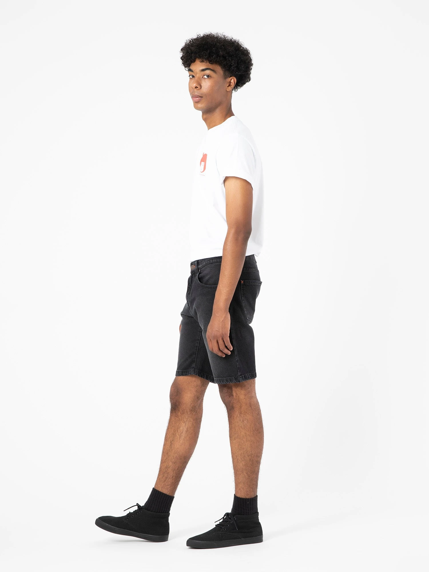 PANTALÓN VAQUERO CORTO DE HOMBRE JAY VINTAGE BLACK 6 PANTALÓN VAQUERO CORTO DE HOMBRE JAY VINTAGE BLACK - Imagen 4