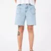 BERMUDAS VAQUERAS DE MUJER MAZZY CROPPED SUNNY BLUE -Capitan Denim bermudas vaqueras de mujer hecho en espana sostenibles