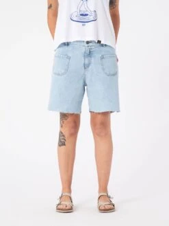 BERMUDAS VAQUERAS DE MUJER MAZZY CROPPED SUNNY BLUE