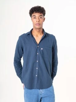 CAMISA DE HOMBRE LINO FURAY NAVY
