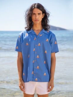 CAMISA CALYPSO BLUE SURF