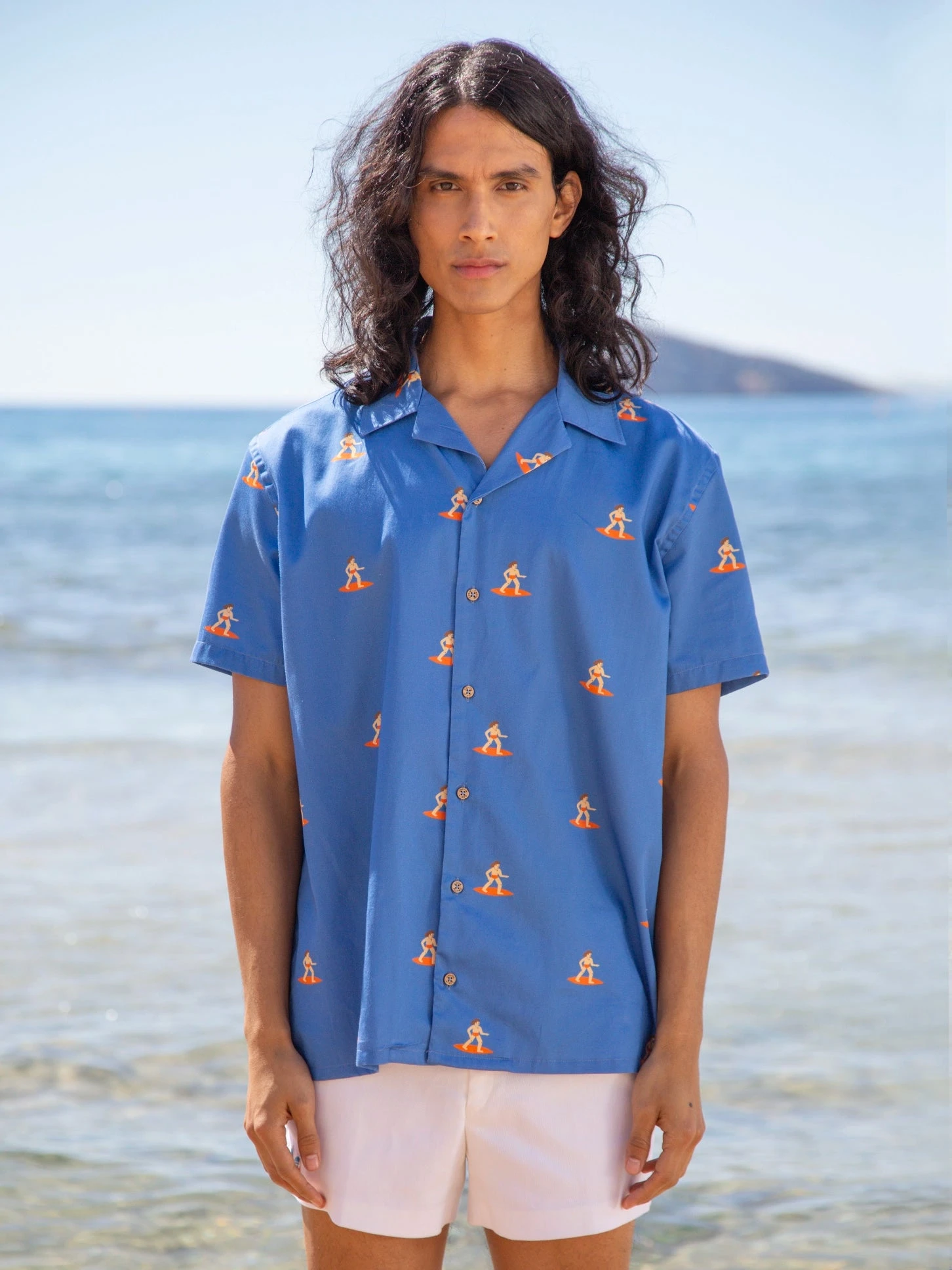 CAMISA CALYPSO BLUE SURF 3 CAMISA CALYPSO BLUE SURF