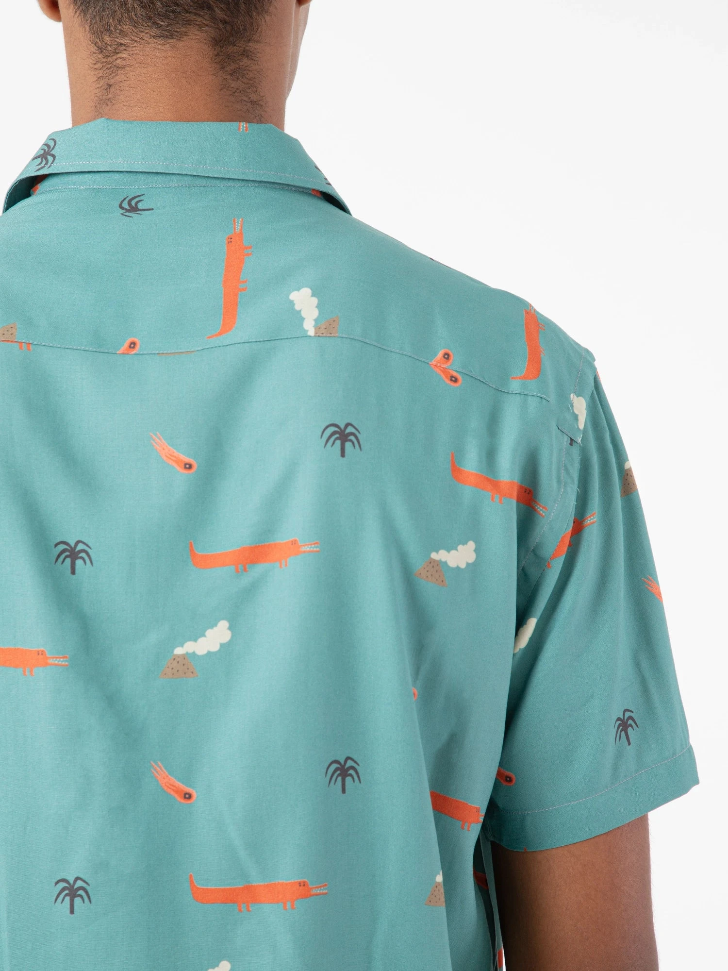 CAMISA DE HOMBRE DE VISCOSA CALYPSO VOLCANES 5 CAMISA DE HOMBRE DE VISCOSA CALYPSO VOLCANES - Imagen 3