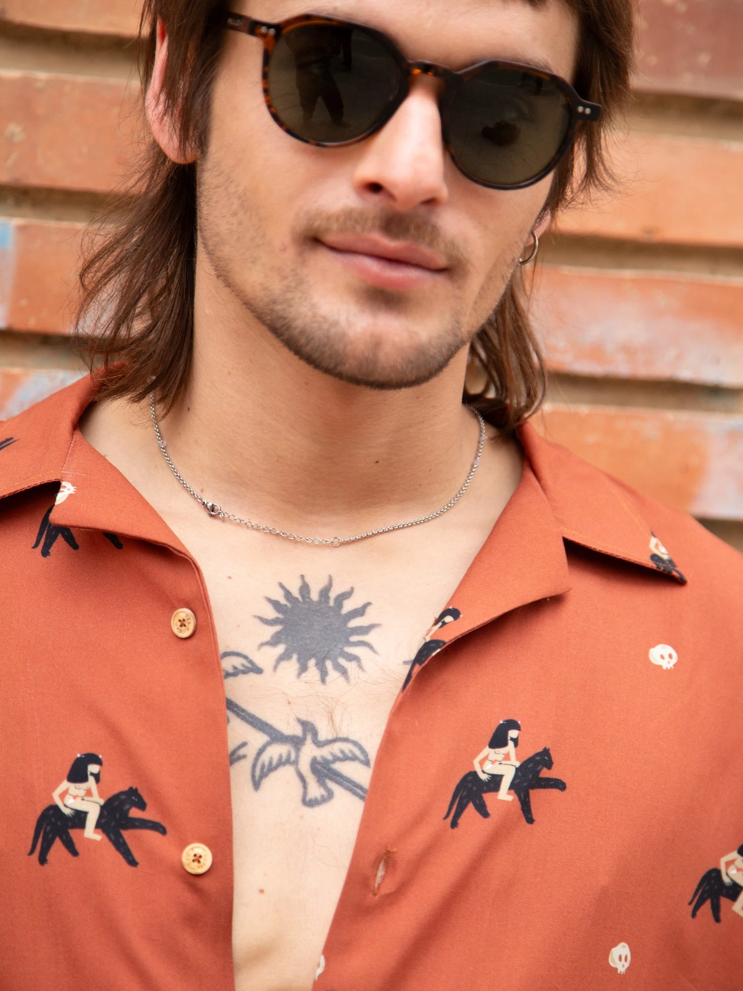 CAMISA DE HOMBRE DE VISCOSA CALYPSO AMAZONAS 6 CAMISA DE HOMBRE DE VISCOSA CALYPSO AMAZONAS - Imagen 4