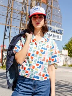 CAMISA OVERSIZE DE MUJER HARVEY MEXICO