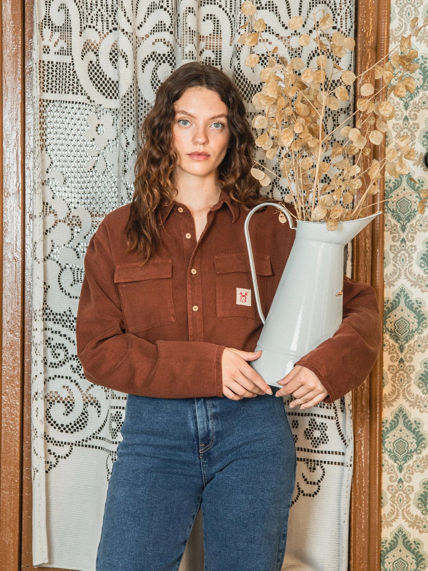 CAMISA DE MUJER DE TENCEL™ Lyocell Fibers BILLIE CHESTNUT 3 CAMISA DE MUJER DE TENCEL™ Lyocell Fibers BILLIE CHESTNUT