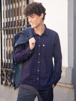 CAMISA DE HOMBRE FURAY BROWN PLAID