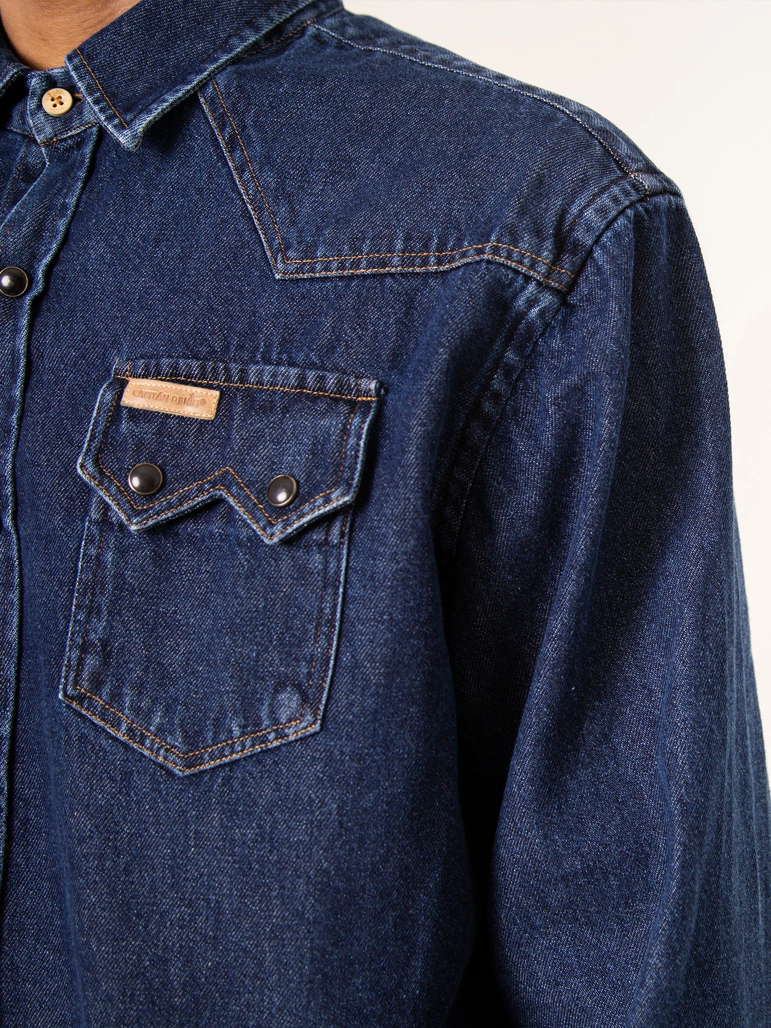 CAMISA VAQUERA BUFALO DARK BLUE 8 CAMISA VAQUERA BUFALO DARK BLUE - Imagen 6