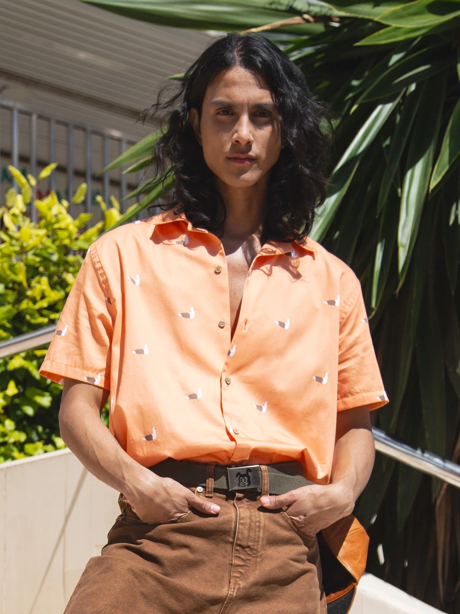 CAMISA CALYPSO ORANGE SEAGULL 3 CAMISA CALYPSO ORANGE SEAGULL