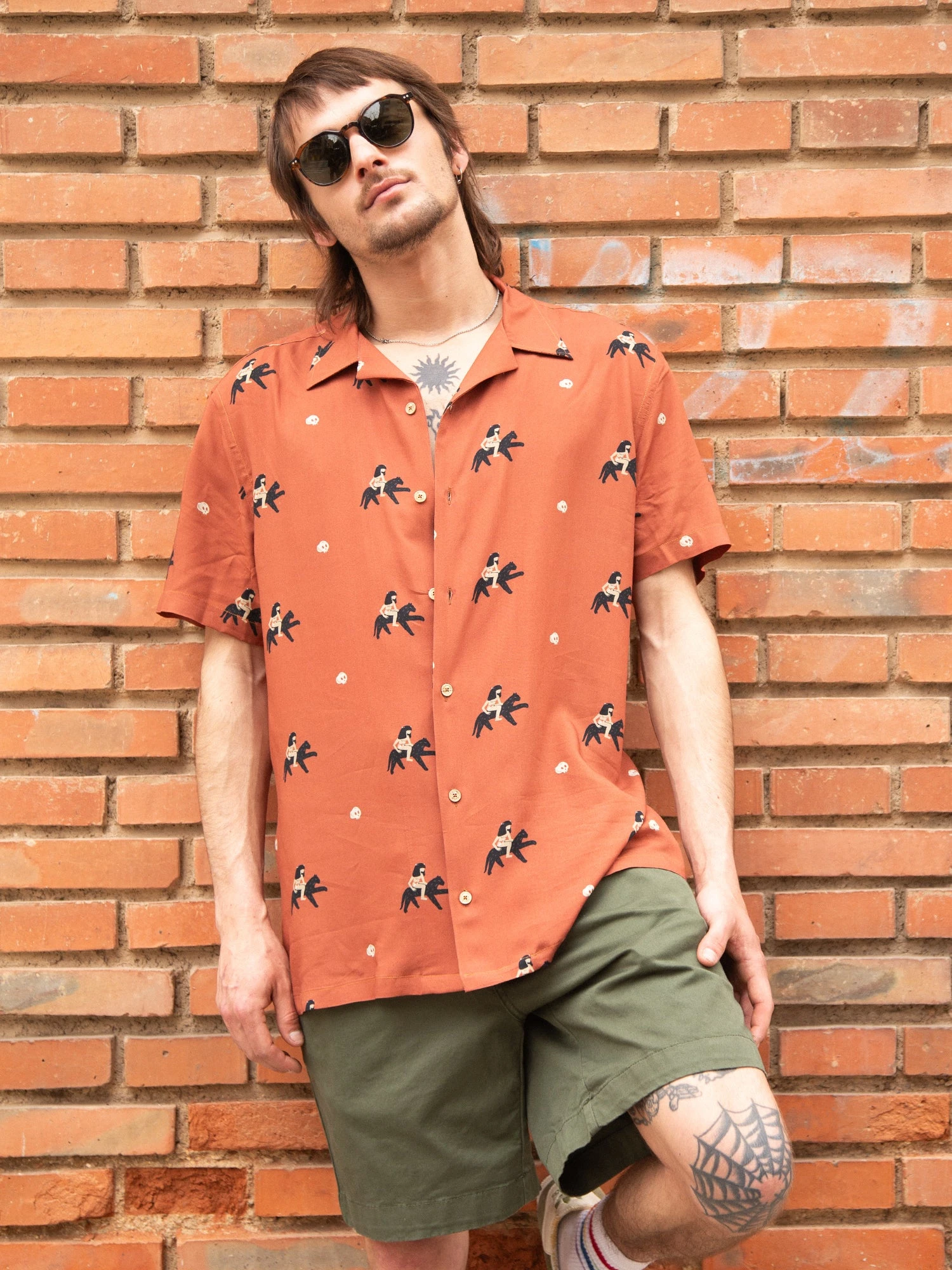 CAMISA DE HOMBRE DE VISCOSA CALYPSO AMAZONAS 3 CAMISA DE HOMBRE DE VISCOSA CALYPSO AMAZONAS