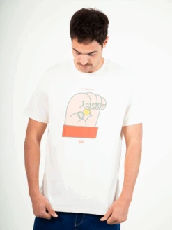 CAMISETA UNISEX BLANCA HAND