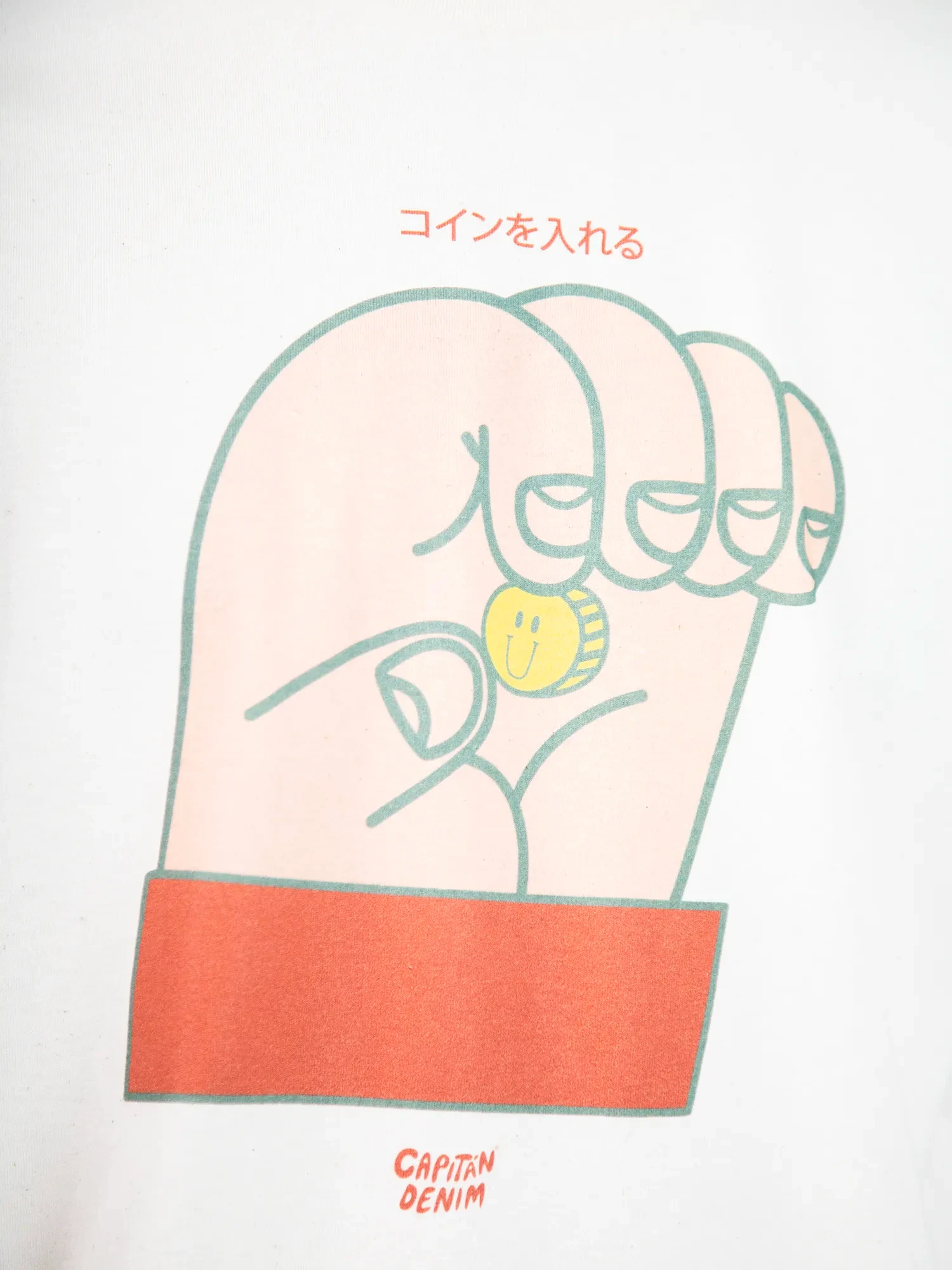 CAMISETA UNISEX BLANCA HAND 6 CAMISETA UNISEX BLANCA HAND - Imagen 4