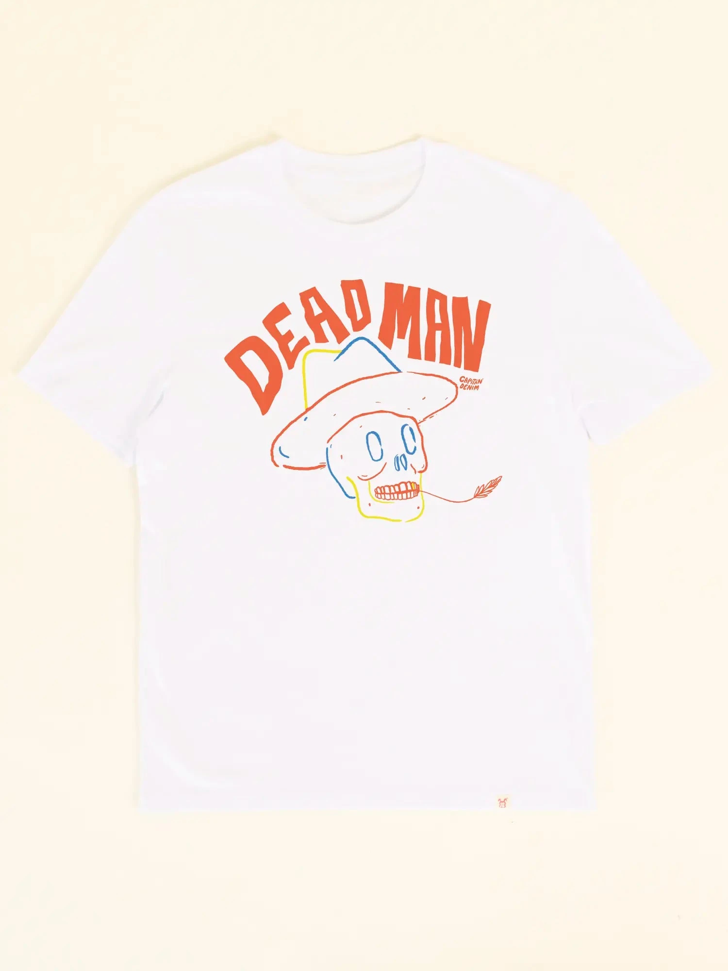 CAMISETA UNISEX BLANCA DEAD MAN 6 CAMISETA UNISEX BLANCA DEAD MAN - Imagen 4