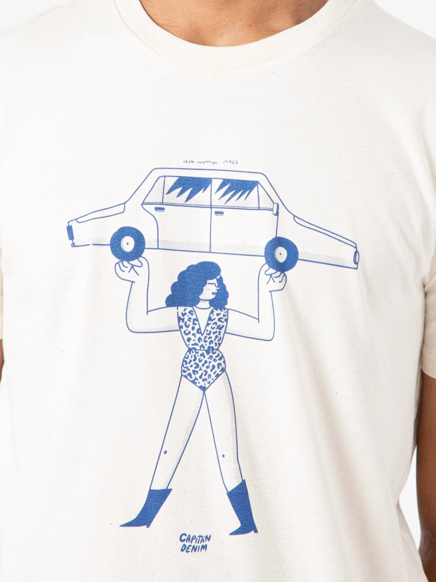 CAMISETA IRON WOMAN RAW COTTON UNISEX 6 CAMISETA IRON WOMAN RAW COTTON UNISEX - Imagen 4