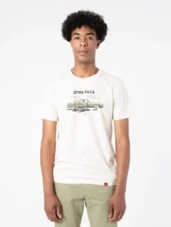 CAMISETA SPACE DUCK RAW COTTON UNISEX 11 CAMISETA SPACE DUCK RAW COTTON UNISEX -Capitan Denim camiseta de algodon organico unisex hecha en espana comoda sostenible beige