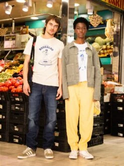 CAMISETA IRON WOMAN OVERSIZE BLANCO 7 CAMISETA IRON WOMAN OVERSIZE BLANCO -Capitan Denim camiseta de manga corta blanca algodon organico