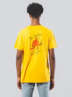 CAMISETA CYCLOPS YELLOW -Capitan Denim camiseta unisex amarila de algodon organico de manga corta