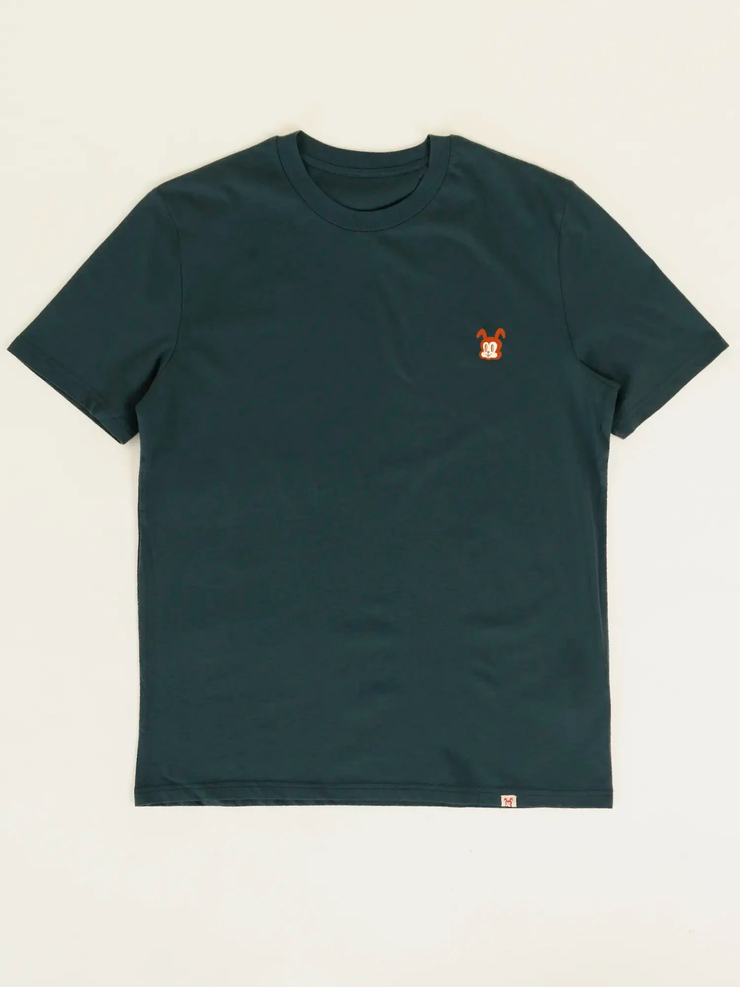 CAMISETA UNISEX AZUL PETROL BORDADO 3 CAMISETA UNISEX AZUL PETROL BORDADO