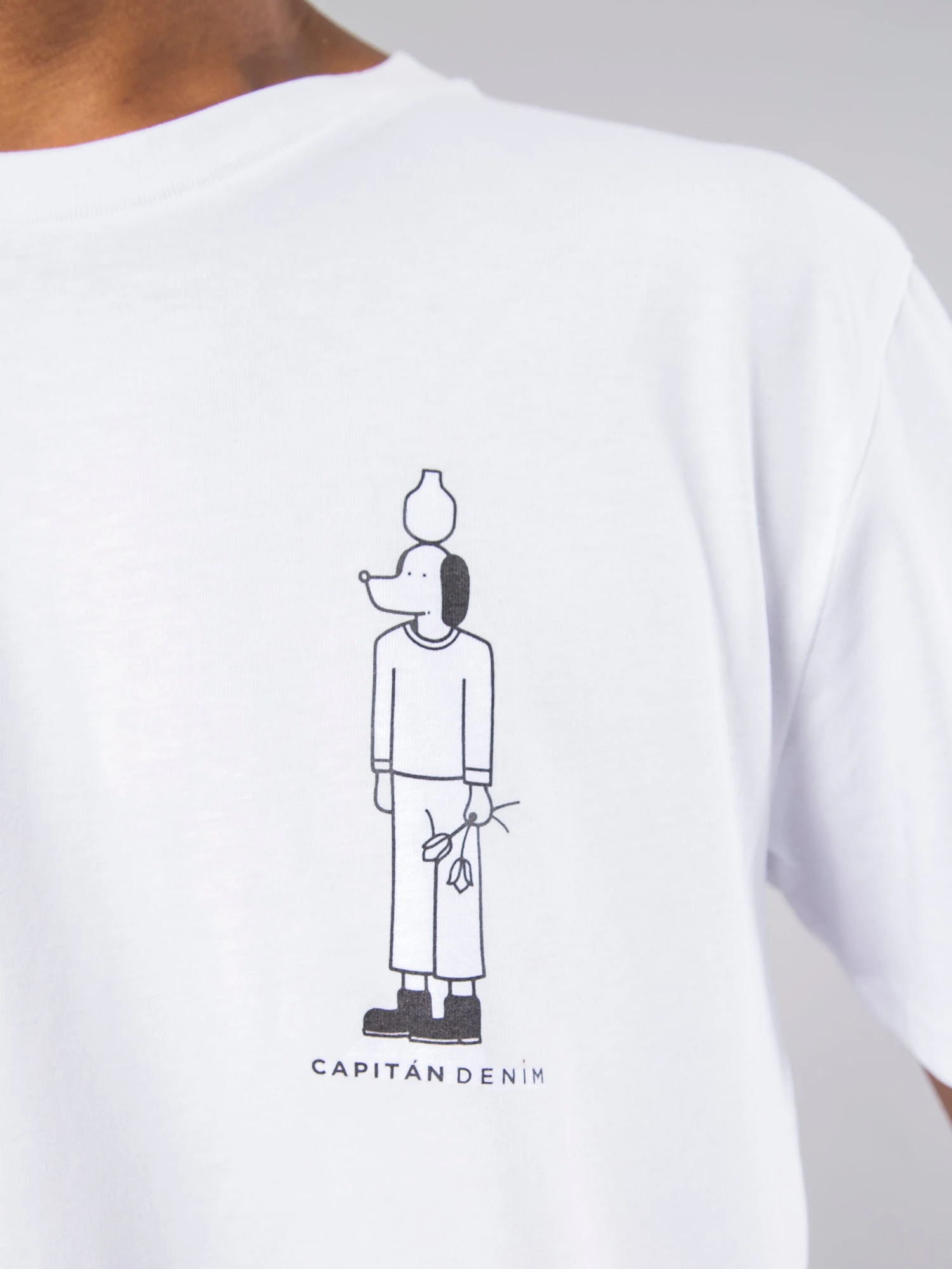 CAMISETA UNISEX DE ALGODÓN ORGÁNICO PERRO JARRON 4 CAMISETA UNISEX DE ALGODÓN ORGÁNICO PERRO JARRON - Imagen 2