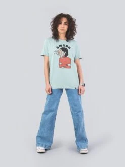 CAMISETA DE ALGODÓN ORGÁNICO ALOE UNISEX SMASH -Capitan Denim camsieta para el verano