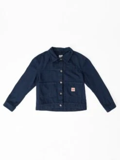 CHAQUETA TUCKER SKIPPER BLUE -Capitan Denim cazadora azul oscura de mujer hecha en espana