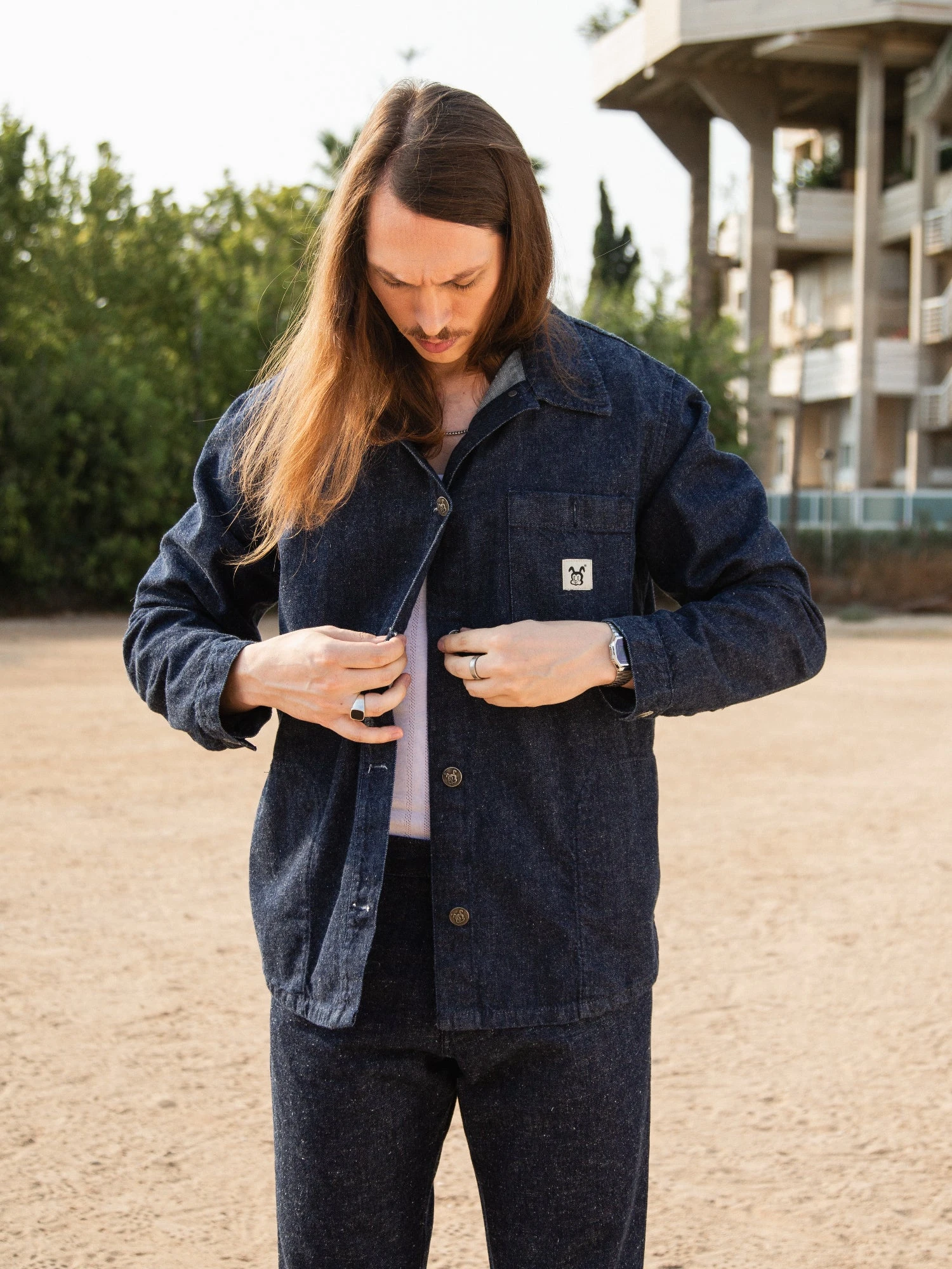 CAZADORA MIMI RUSTIC ORGANIC RECYCLED 3 CAZADORA MIMI RUSTIC ORGANIC RECYCLED