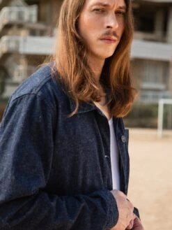 CAZADORA MIMI RUSTIC ORGANIC RECYCLED 14 CAZADORA MIMI RUSTIC ORGANIC RECYCLED -Capitan Denim cazadora unisex algodon organico regular fit hecha en espana