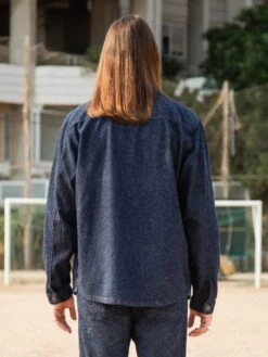 CAZADORA MIMI RUSTIC ORGANIC RECYCLED 13 CAZADORA MIMI RUSTIC ORGANIC RECYCLED -Capitan Denim cazadora unisex regular fit sostenible 100 algodon