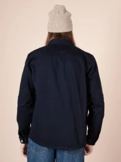 PECKINPAH NAVY -Capitan Denim cazadora unisex sarga regular fit sostenible 100 algodon