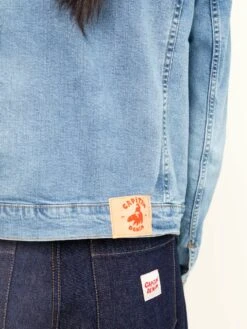 CAZADORA VAQUERA DE MUJER PATTI LIGHT BLUE 12 CAZADORA VAQUERA DE MUJER PATTI LIGHT BLUE -Capitan Denim cazadora vaquera de mujer denim hecha en espana sostenible comoda regular