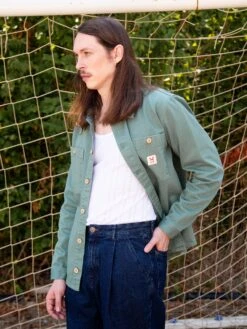 PECKINPAH MINT -Capitan Denim cazadora vintage unisex algodon comoda produccion local