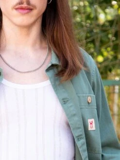 PECKINPAH MINT -Capitan Denim cazadora vintage unisex algodon sostenible hecha en espana