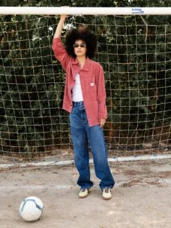 SHUTTER PANA PINK 13 SHUTTER PANA PINK -Capitan Denim chaqueta unisex shutter pana rosa hecha en espana