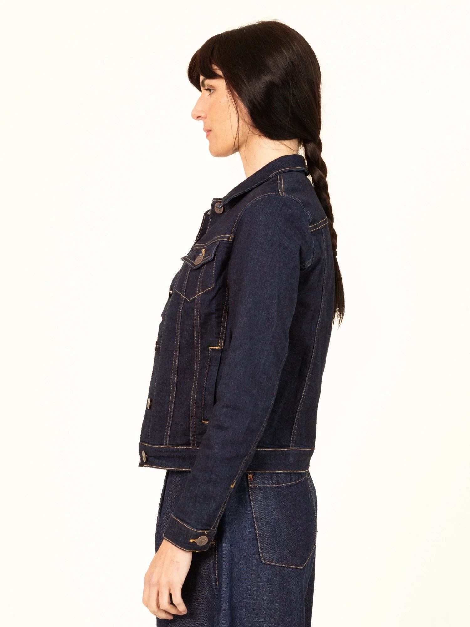 CAZADORA VAQUERA DE MUJER PATTI DARK BLUE 5 CAZADORA VAQUERA DE MUJER PATTI DARK BLUE - Imagen 3