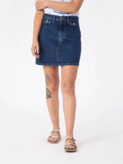 FALDA VAQUERA BETTY DARK BLUE