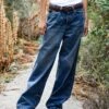 MALENI VINTAGE MID BLUE -Capitan Denim jeans mujer mid blue low loose campana sostenibles