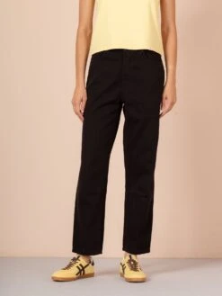 PANTALONES NEGROS MOMFIT DE MUJER TULSA VINTAGE BLACK