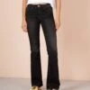 JOPLIN MID USED GREY -Capitan Denim jeans mujer used grey bootcut elastano sostenibles espana
