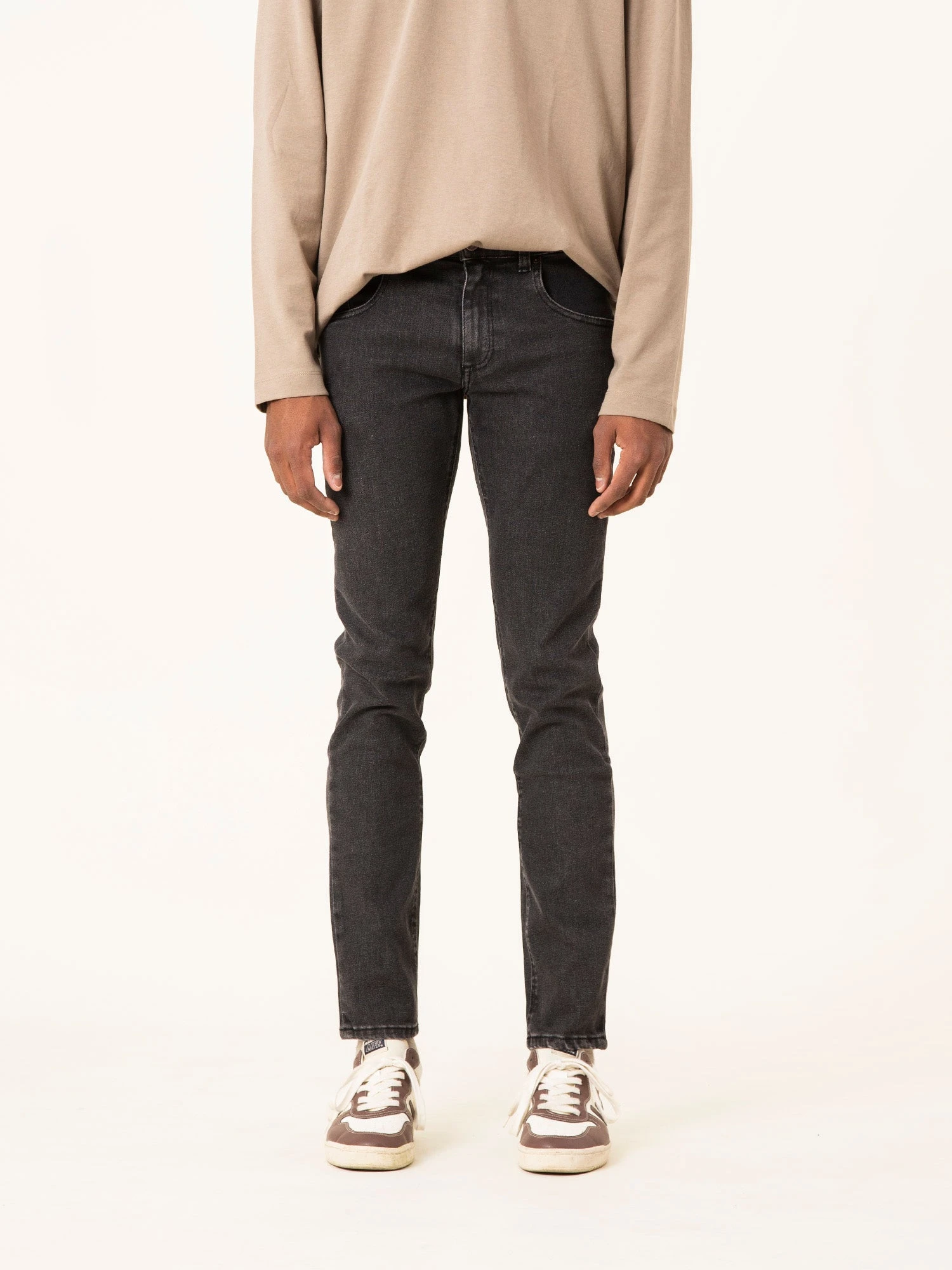 PANTALON VAQUERO SLIM DE HOMBRE FLAMINGO DARK GREY ORGANIC COTTON 2 PANTALON VAQUERO SLIM DE HOMBRE FLAMINGO DARK GREY ORGANIC COTTON