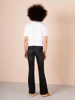 JOPLIN MID USED GREY 10 JOPLIN MID USED GREY -Capitan Denim jeans used grey mujer bootcut produccion local espana