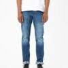 PANTALONES VAQUEROS SLIM DE HOMBRE FLAMINGO GINGER BLUE -Capitan Denim jeans vaqueros de hombre rectos hechos en espana sostenibles
