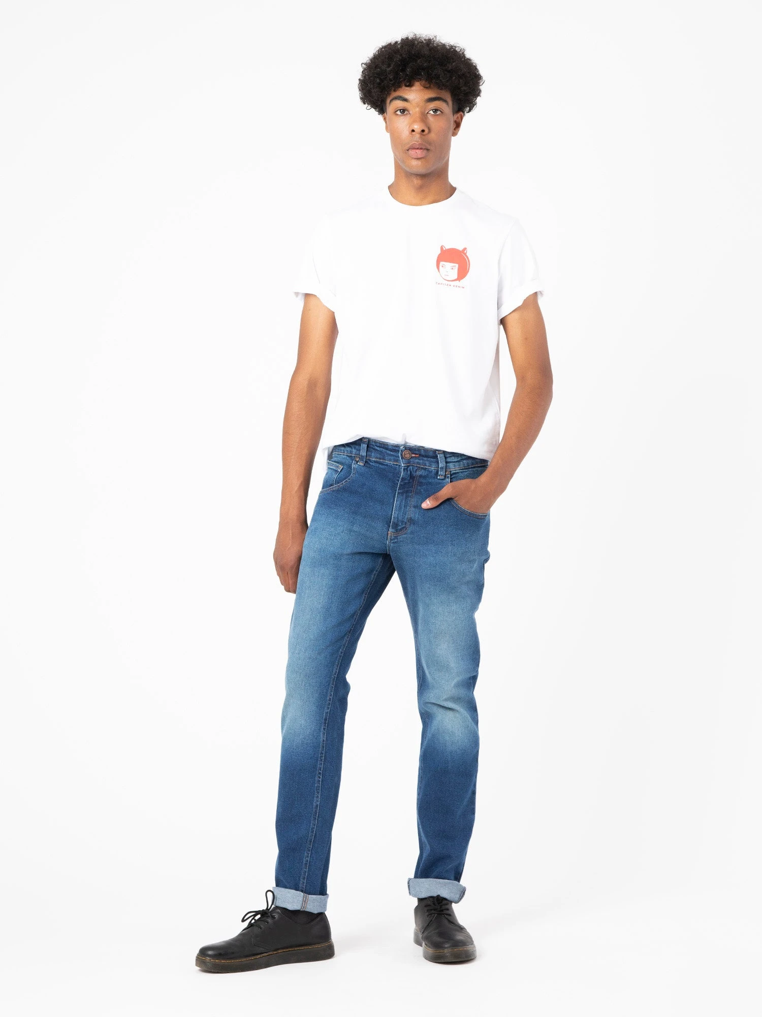 PANTALONES VAQUEROS SLIM DE HOMBRE FLAMINGO GINGER BLUE 4 PANTALONES VAQUEROS SLIM DE HOMBRE FLAMINGO GINGER BLUE - Imagen 2